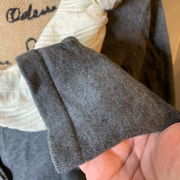 Chadwicks Cardigan Sweater with Fluffy Collar - Picture 9 of 16